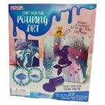 Source Direct - Pouring Art - Paint Your Own Diy Art And Craft - Mermaid