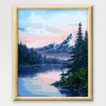 Adult Paint By Numbers With Frame - Great Smoky Mountains