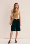 Canvas Cargo Shorts - Black
