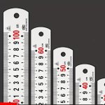 Bunt High Quality Thickened Metric Inch Double-sided Straight Ruler Factory Direct