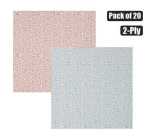 Serviettes 2PLY 33CM 20PC Circles Marketplace Brits Bros