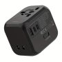 Global Travel Adapter 2500W Universal Plug With Usb-a And Usb-c