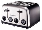Russell Hobbs 4 Slice Black Toaster - 862511