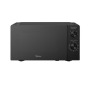 Midea MM20BLACK Microwave - 20L Inverter, Manual Controls, Black