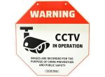 SECURI-PROD CC758 Cctv Sign Luminous Small 325 X 325MM