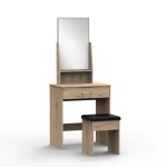 Elegance Urban Dressing Table With Mirror & Stool MW1005