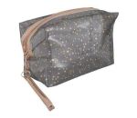 Midnight Jelly Cosmetic Bag Navy & Rosegold