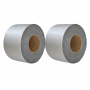 Strong Adhesive Waterproof Aluminium Foil Tape - 5CM X 5M - Silver - 2 Pack