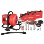 Rothenberger Rodrum Varioclean 18V Drain Cleaner Set With 8 Ah Battery & Charger
