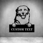 Great Pyrenees With Custom Text - 450MM Rust Coat