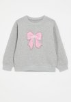PoP Candy Bow Print Sweat Top - Grey