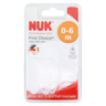 Nuk Anti-colic Silicone Medium Teats 0-6 Months 2 Pack