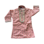 4Y Dark Peach & Gold Traditional Indian Top