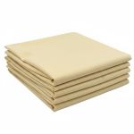 Keykey Yellow Champagne Rectangular Table Cloth 8-10 Seater