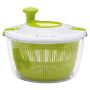 Manual Drain Basket Salad Spinner - Green