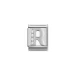 Composable Big Link Silver Letter R
