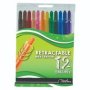 Retractable Wax Crayons - 14 Colours Bulk Pack Of 12