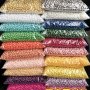 500PCS 6MM Multicolor Craft With Hole Beads Diy Jewelry Making Kit Versatile For Beaded Decors Arts Crafts Accessories Small Business Supplies