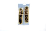 Handles Door Brass 200MM Victorian Card