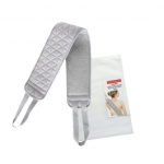 Luxury Deep Cleansing And Exfoliating Back Scrub Belt Grey