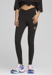 Puma Classics Wrap High Waist Tights - Black