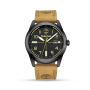 Timberland Men&apos S Northbridge Black Plated & Tan Leather Watch