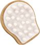 Scalp Massager Hair Brush With Silicone Bristles Head Cleaning Scrubber