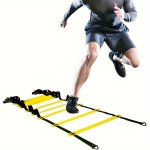 Agility Ladder Adjustable Agility Ladder Speed Training Equipment 12 Rung With Carrying Bag Ideal For Football Drills Coordinati
