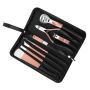 8-IN-1 Stainless Steel Manicure Kit For Dead Skin Callus Removal - Rose Gold