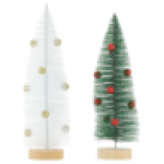 Table Top Brush Tree 25CM Colour May Vary