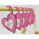 Kikki & Frankie Closet Dividers Pink Hearts