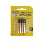 Alphacell Aa 2PC Alkaline Hyper Value Battery