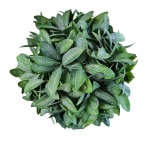 Faux Green Leaf Topiary Ball 24CM