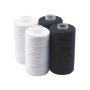 2/4PCS Black And White Sewing Thread 500M/ROLL High-quality Polyester Threads For Sewing Machine And Hand Stitching