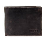 Bossi Hunter Leather Small Billfold Rfid - Brown