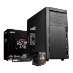 Pcbuilder Amd Ryzen 5 4600G Desk Master Core Windows 11 Home Desktop PC
