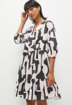 Superbalist Babydoll MINI Dress - Black Geo