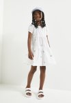 PoP Candy Puff Sleeve Dress - White