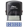 Shiny S-842 Stock Stamp 38X14MM Entered