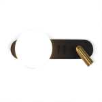 St Regis Wall Light Black Or White - White