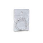 Fashion Earring Silver Hoop Pair