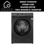 Midea Titanium Steam Cure Washer Dryer - 10 7KG Washer Dryer