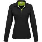 SOLO Ladies Long Sleeve Golf Shirt Lime