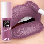 Non-stick Long Lasting Purple Lip Glaze Lip Mud Highly Saturated Matte Liquid Lipsticks Makeup Lip Gloss Christmas Gifts For Mus