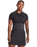 Women's Ua Zinger Point Short Sleeve Polo - Jet Gray Md