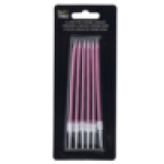 Thingz Pink Chrome Candles 6 Piece