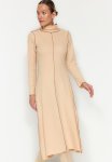 Karioca Stitched Midi Dress - Camel
