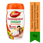 Chyawanprakash Sugarfree 3X Immunity Action Ayurvedic Health Tonic 1KG - Diabetics Safe Herbal Supplement Paste For Daily Stamin