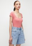 Cotton On Lou Square Neck Short Sleeve - Peony