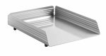 Krost Fluted Steel Tray Silver